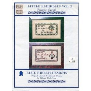 Cross Stitch Chart - Blue Ribbon Designs - Little Reminders Vol 2